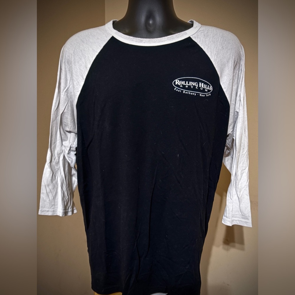 Rolling Hills Asylum Baseball Tee
